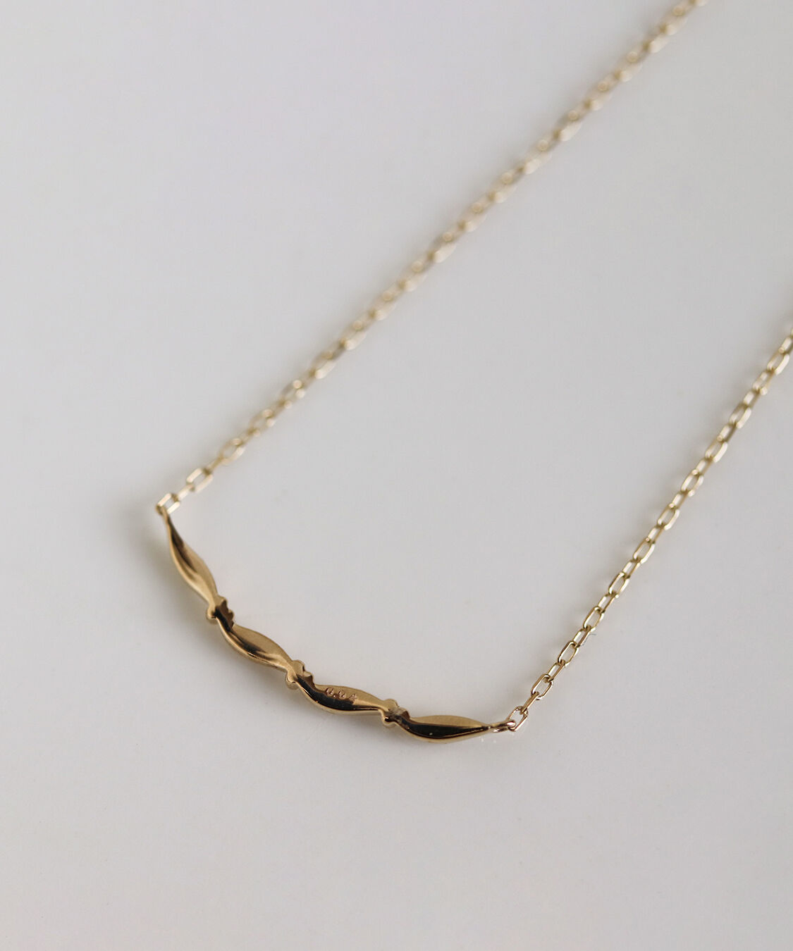  「ダイヤモンド レース ネックレス | K10YG」|ネックレス|