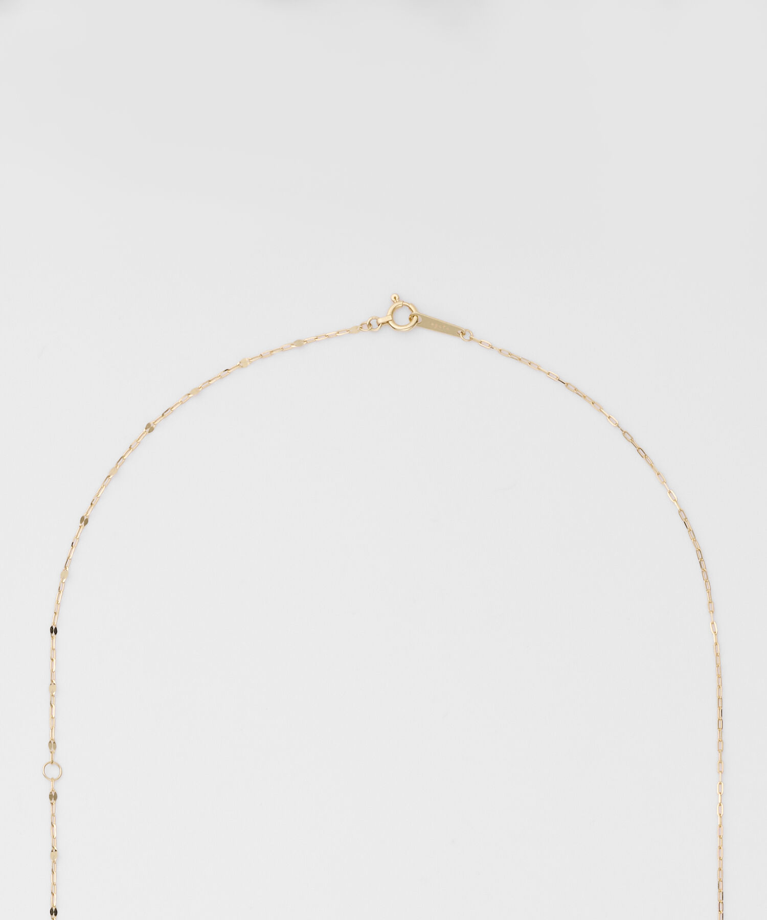 agete「K10ネックレスチェーン（70cm）」|ネックレス|