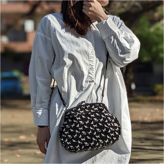 BACKYARD FAMILY「ショルダーバッグ がま口 通販 ２WAY 横型 ショルダー ポーチ ポシェット ミニショルダー」|ショルダー・メッセンジャー|