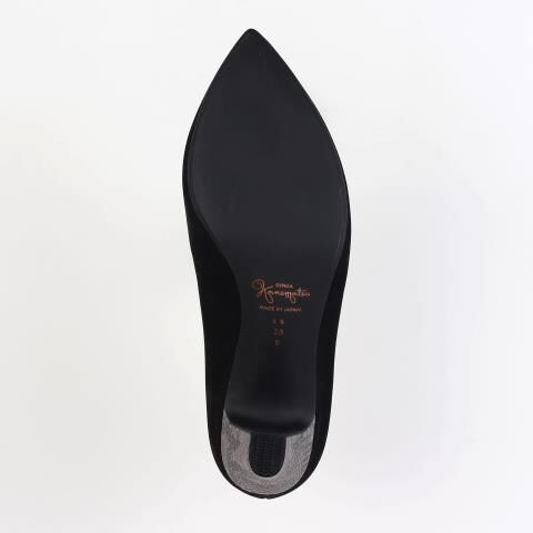 銀座かねまつ「LSBH2614NUBBLK【本革】【Bウィズ】スレンダーパンプス」|パンプス|