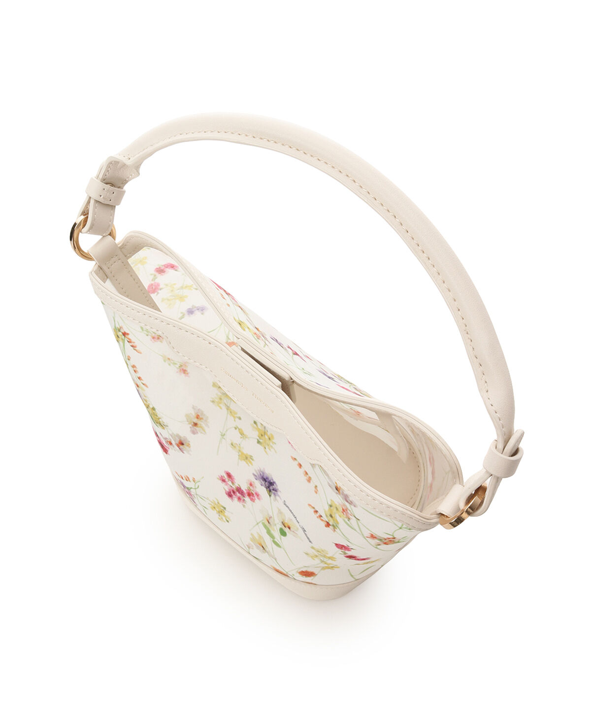 Samantha Thavasa「フラワーモチーフチュール ワンハンドルバッグ」|ハンドバッグ|