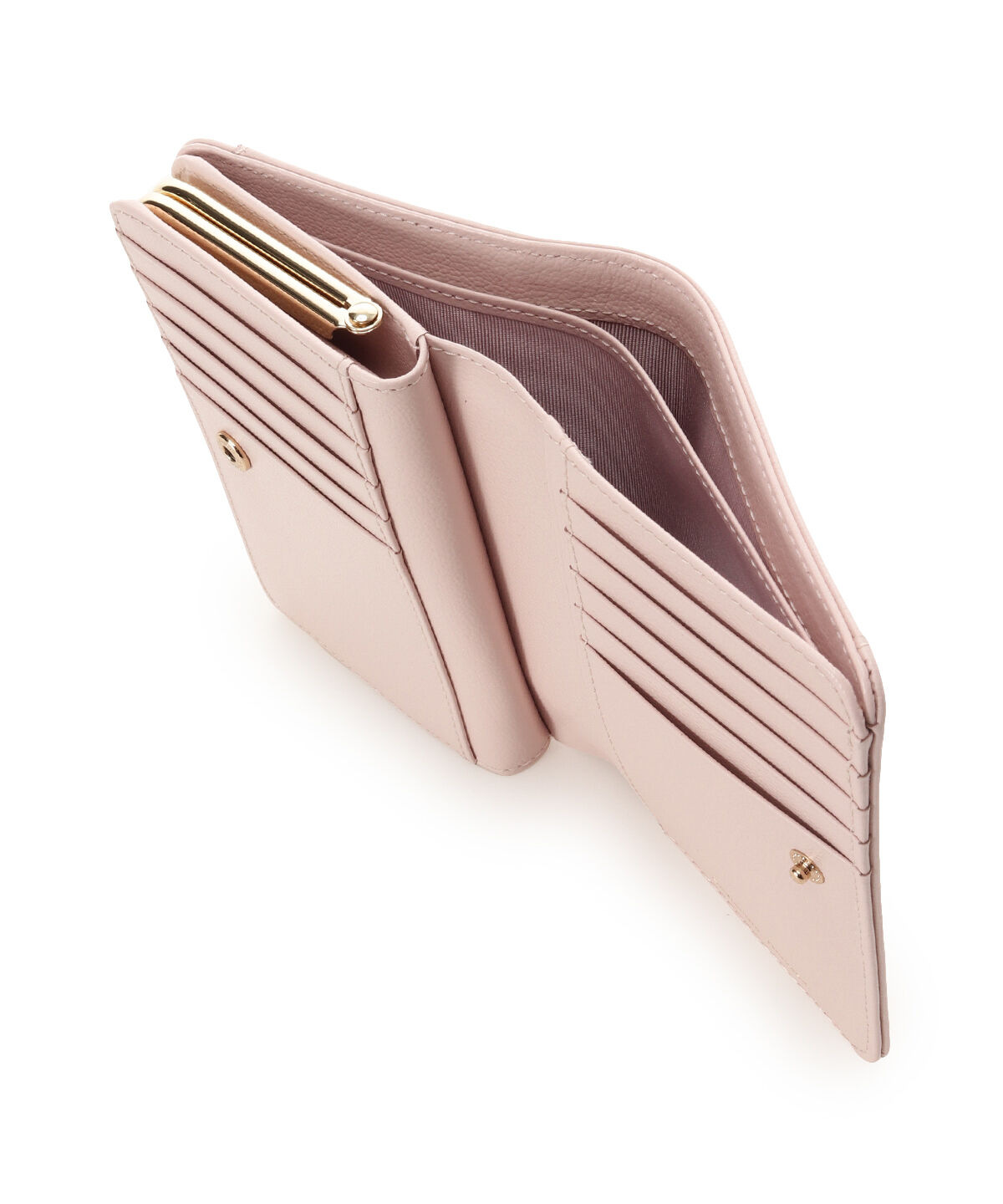 Samantha Thavasa「フラワーモチーフ 口金折財布」|財布|