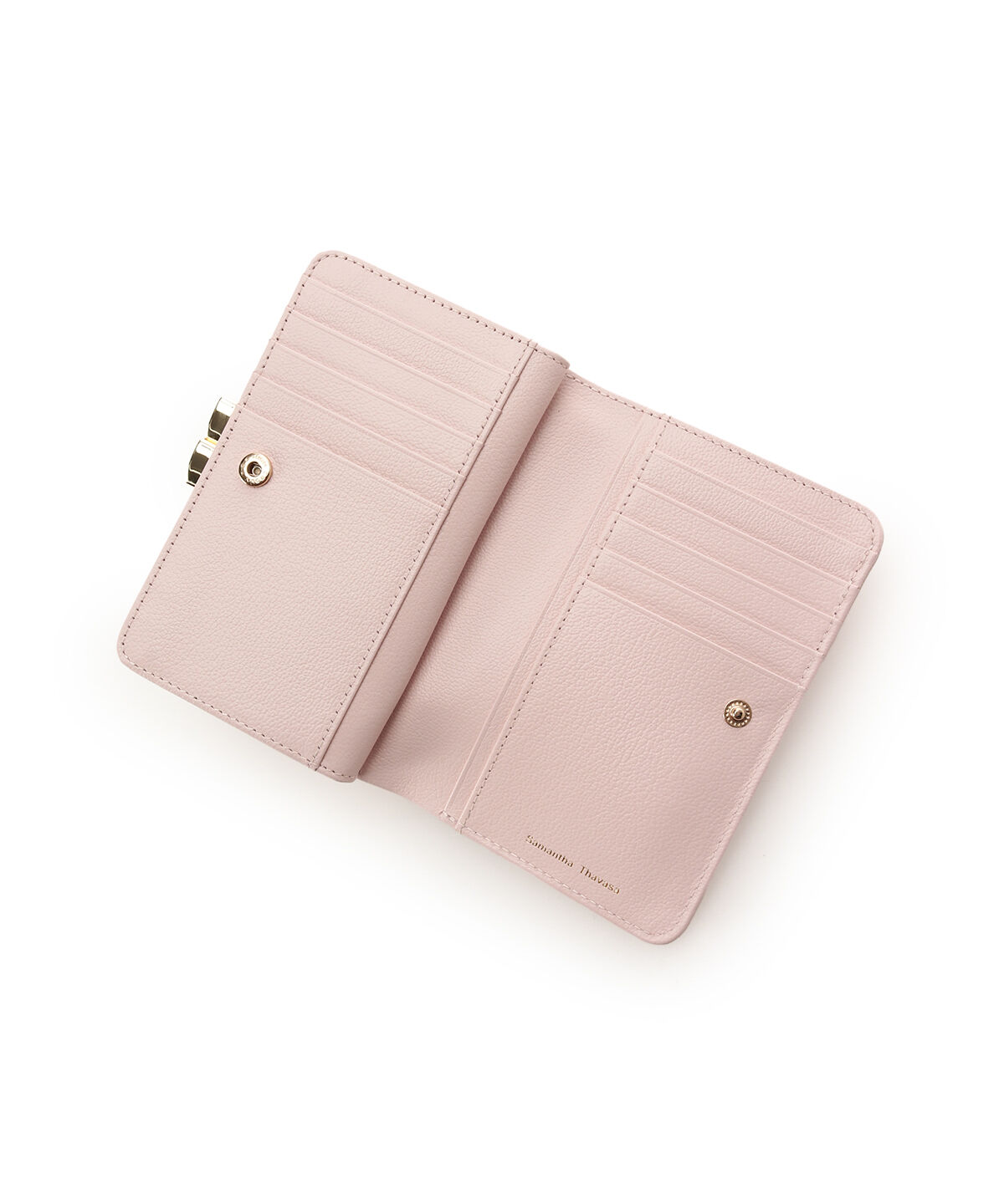 Samantha Thavasa「フラワーモチーフ 口金折財布」|財布|