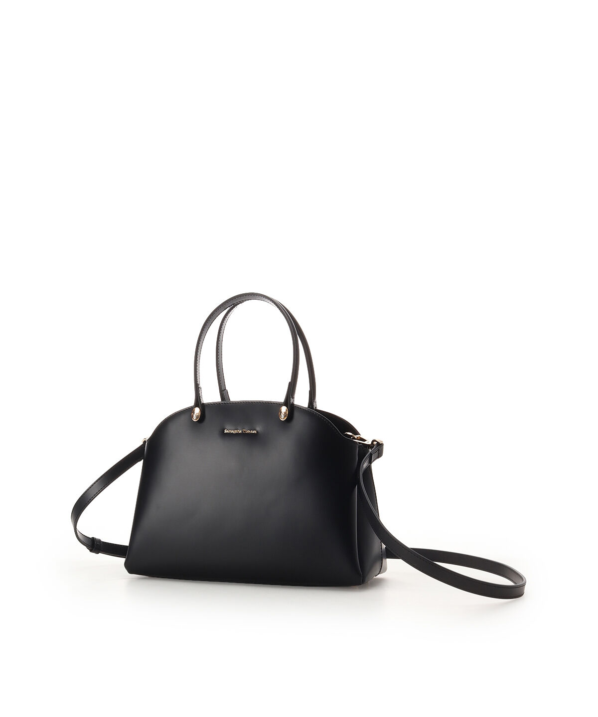 Samantha Thavasa「オリジナル金具ガラス調レザーハンドバッグ」|ハンドバッグ|