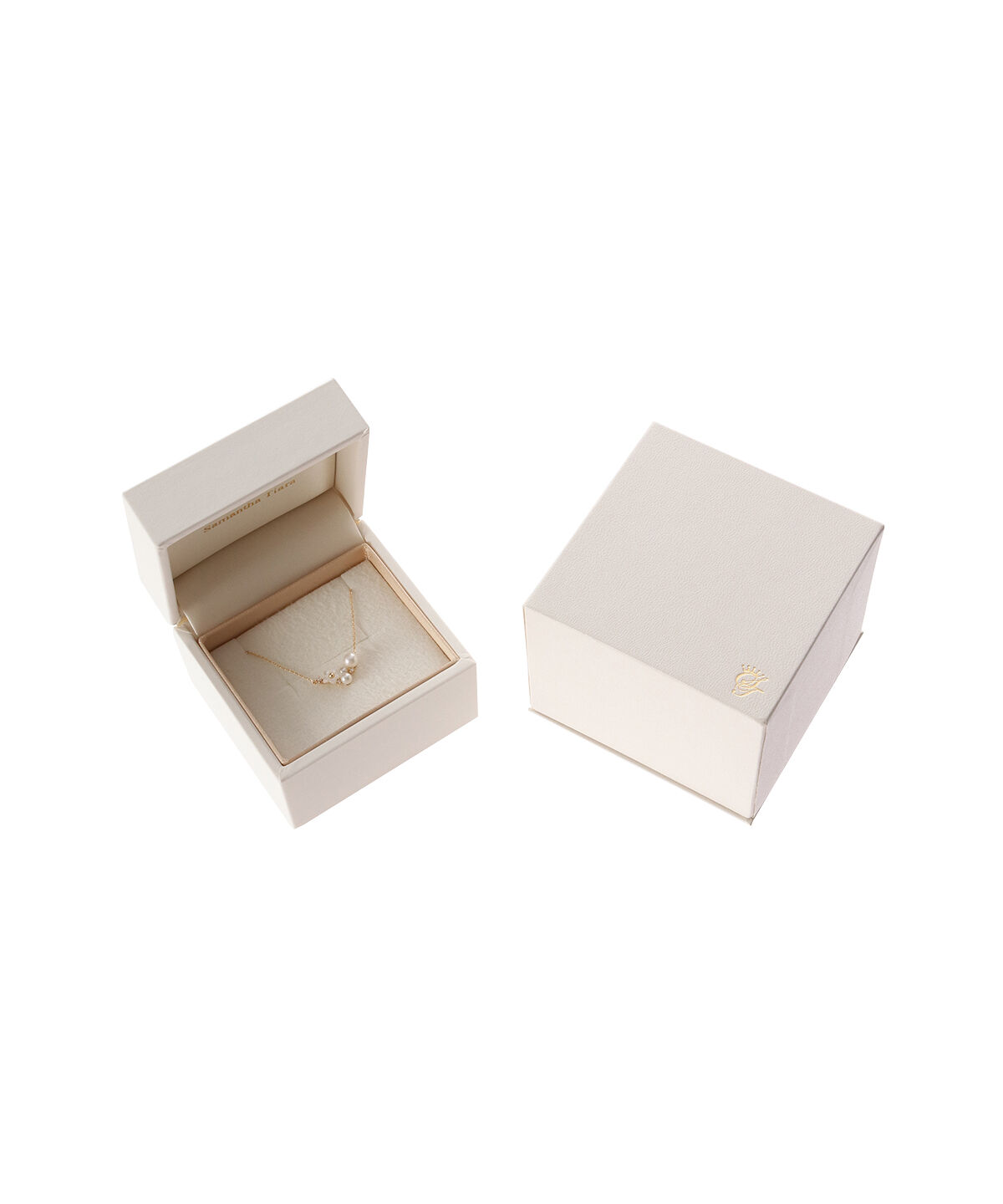 Samantha Tiara「K10 YG フラワーパールネックレス」|ネックレス|