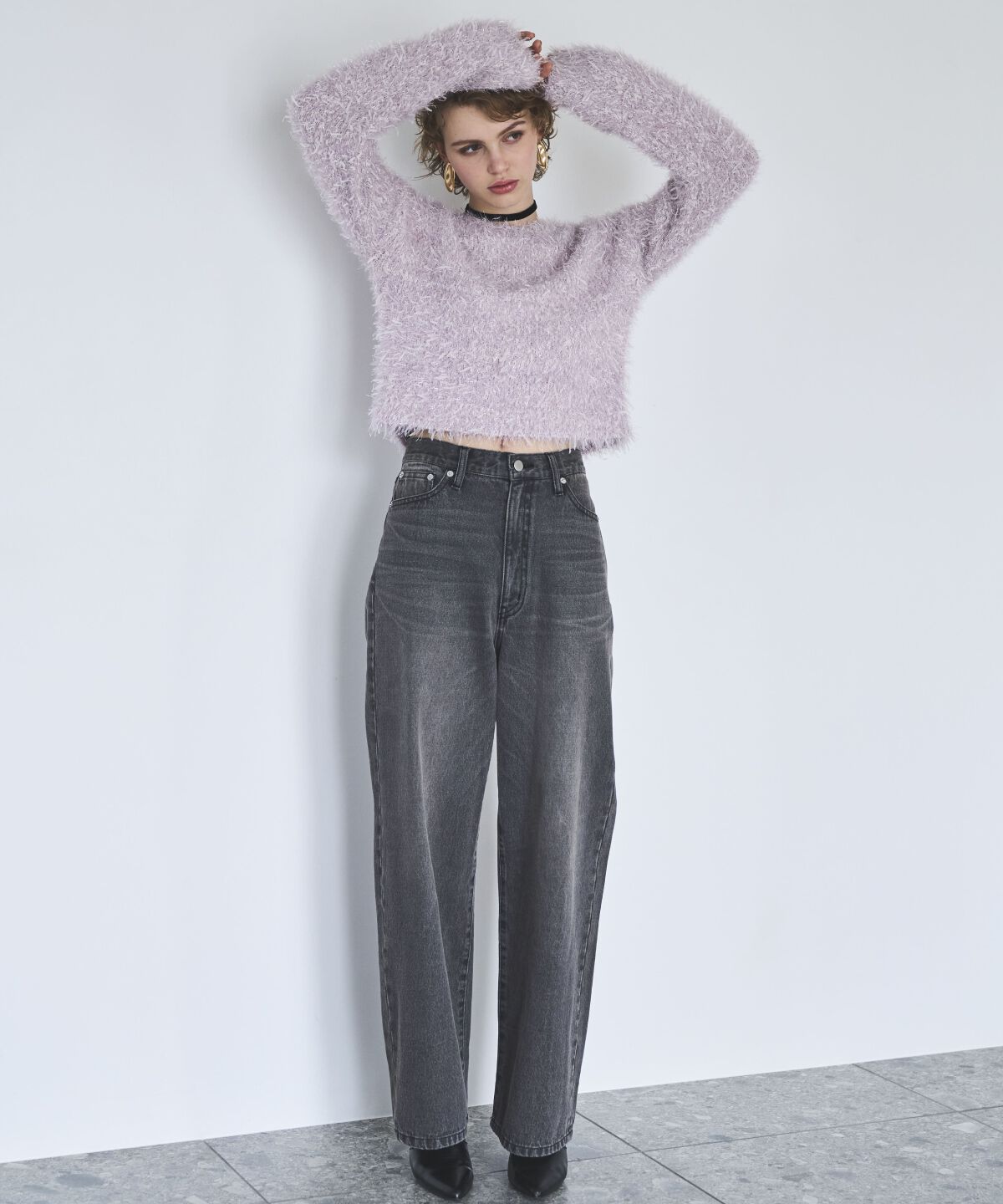 アンドクチュール「デニムバギーパンツ」|その他|