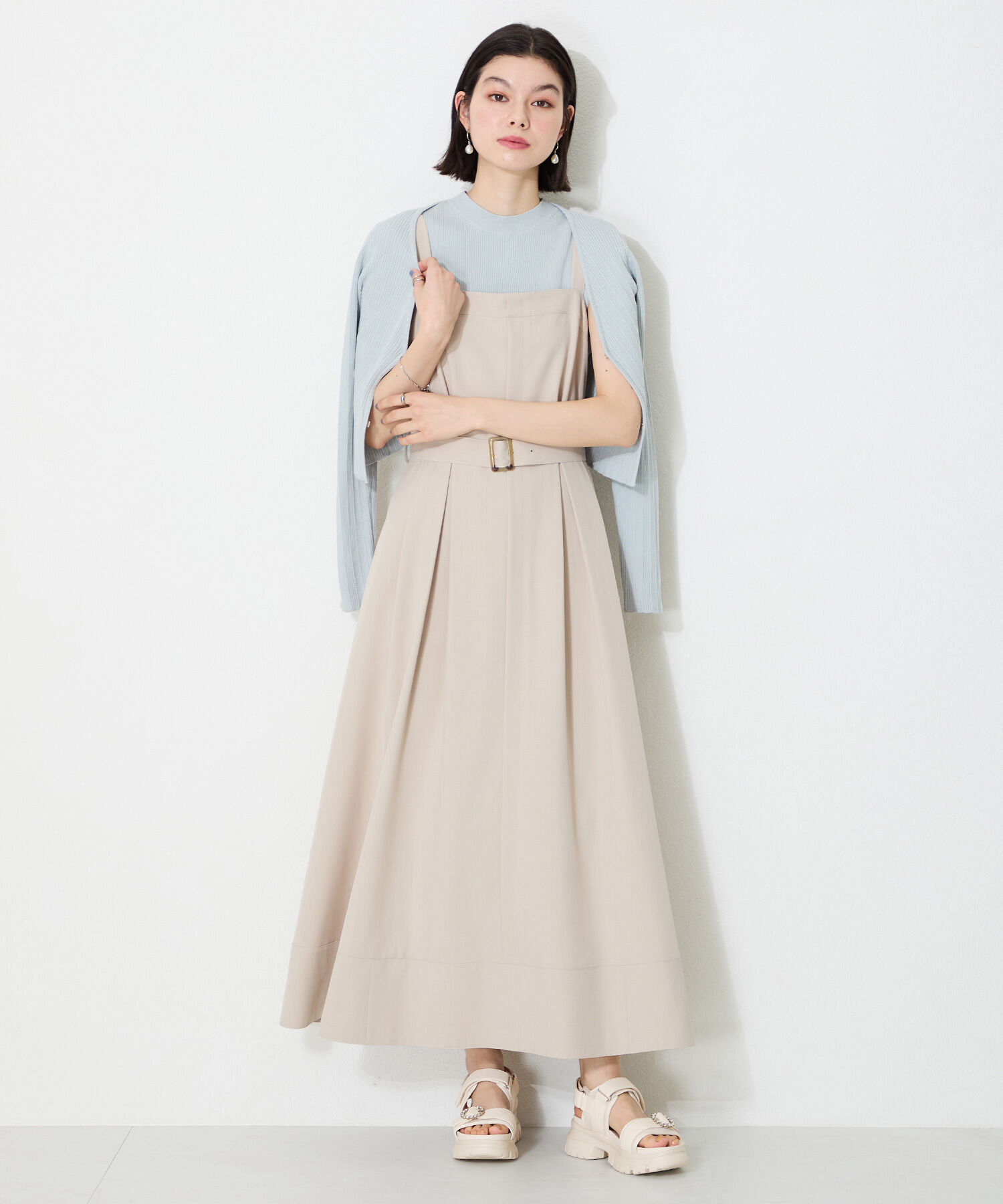 ORiental TRaffic「ビジューモチーフスポーツサンダル/51204 サンダル　ビジュー　人気 スポサン」|サンダル|