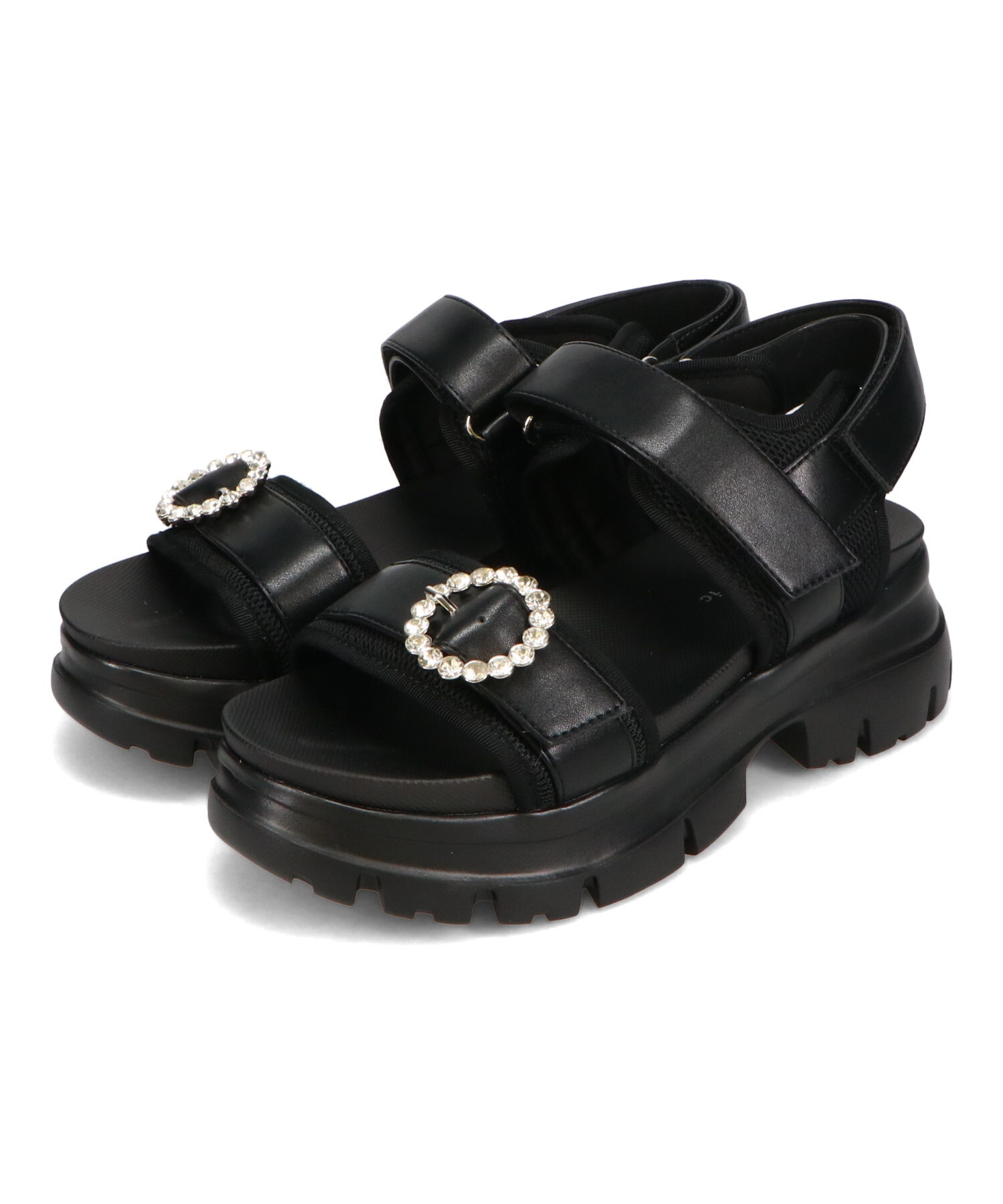 ORiental TRaffic「ビジューモチーフスポーツサンダル/51204 サンダル　ビジュー　人気 スポサン」|サンダル|