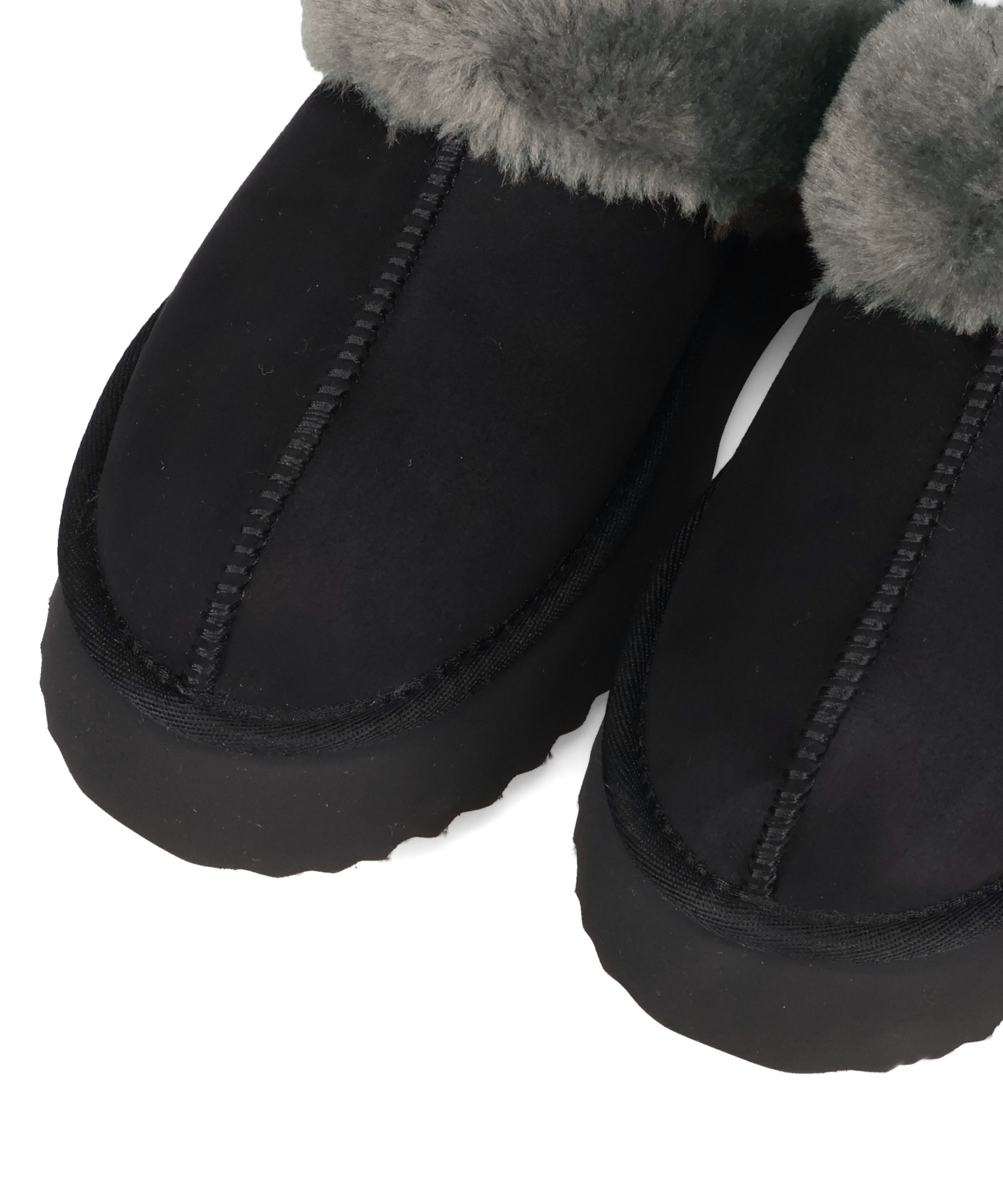 ORiental TRaffic「【 厚底 ・ 美脚 】ふわふわ フェイク ムートン シューズ /41382 防寒 」|パンプス|