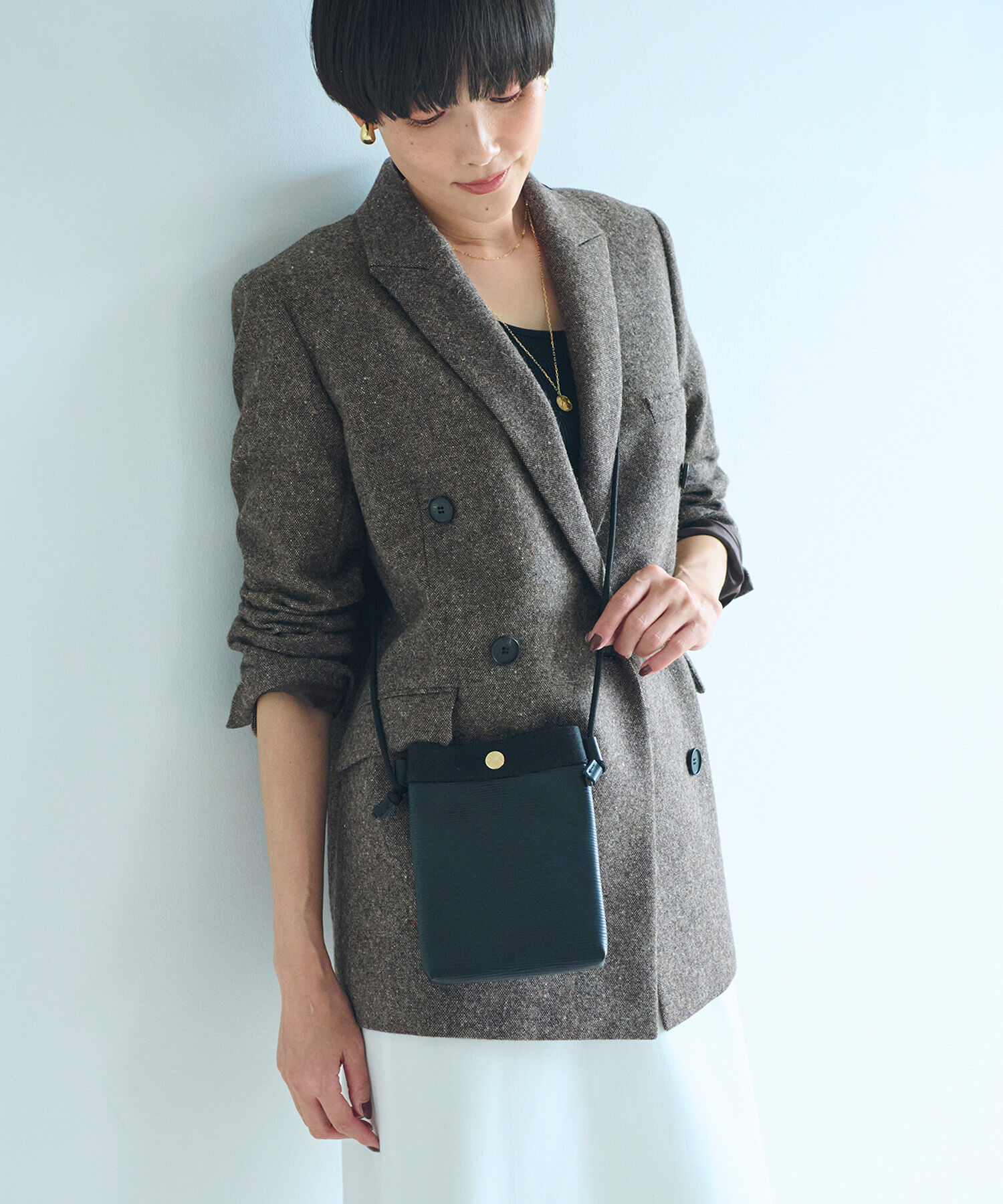 TOPKAPI BREATH「【VERY11月号掲載】【Breath TOPKAPI】 RIPPLE リプル スリム サコッシュ スマホショルダー 」|ショルダー・メッセンジャー|