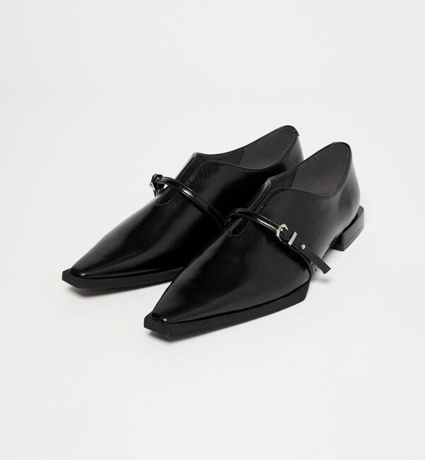 ODETTE E ODILE「＜SY＞エッジピーススリットベルト フラット20&uarr;」|ローファー|