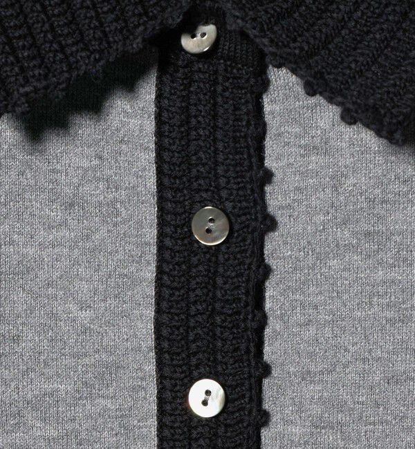 UNITED ARROWS「クロシェ ポロニット ‐ウォッシャブル‐」|ニット・セーター|