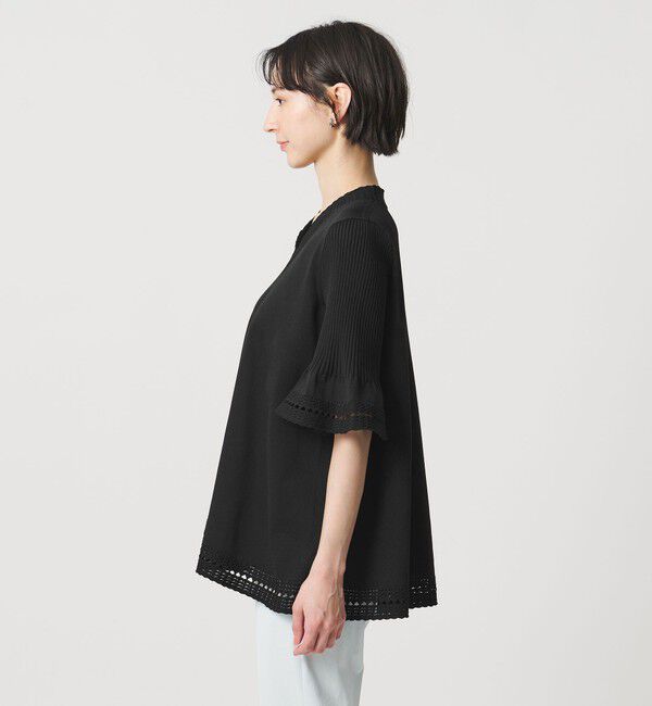 UNITED ARROWS「Vネック ニットチュニック 」|ニット・セーター|