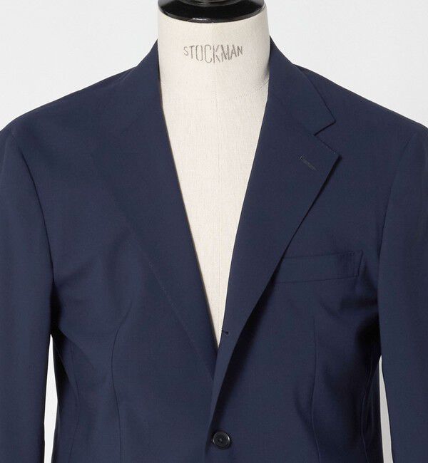 UNITED ARROWS「トロピカル シングル 3ボタン テーラードジャケット COMFORT EASY‐MODEL 2WAYストレッチ 撥水」|テーラードジャケット|