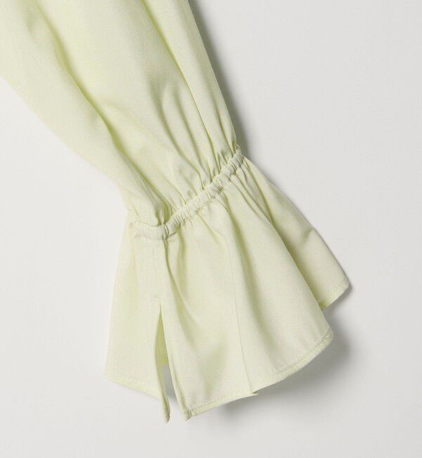 EMMEL REFINES「＜EMMEL REFINES＞EM フリルギャザー スキッパー ブラウス」|シャツ・ブラウス|