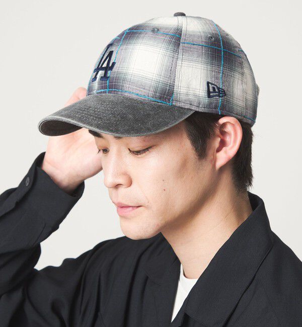 UNITED ARROWS green label relaxing「【別注】＜NEW ERA＞GLR チェック 9THIRTY キャップ」|キャップ・キャスケット|MD.GRAY