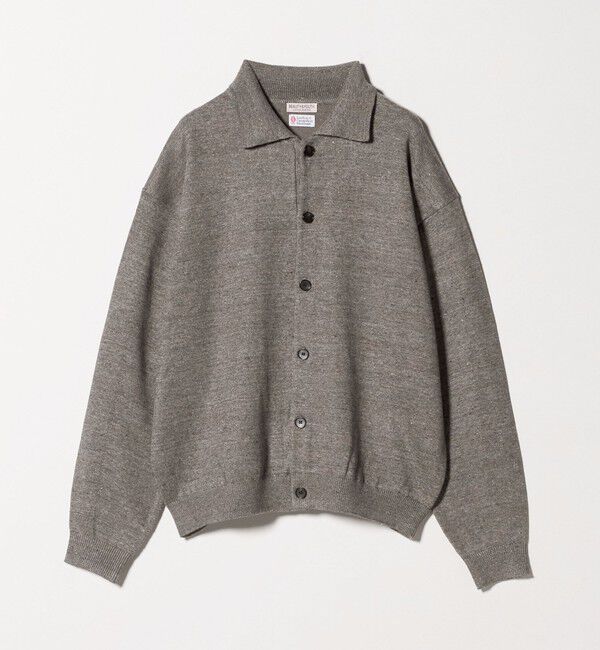 BEAUTY&YOUTH UNITED ARROWS「ハイブリッド リネン ポロカラー ジャケット ウォッシャブル」|カーディガン|