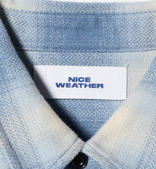 NICE WEATHER「＜NICE WEATHER＞ネルチェック ワークシャツ」|シャツ・ブラウス|