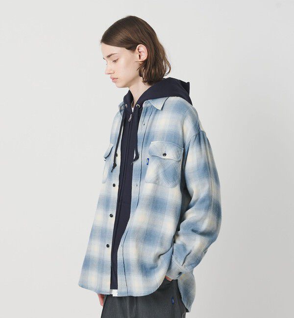 NICE WEATHER「＜NICE WEATHER＞ネルチェック ワークシャツ」|シャツ・ブラウス|