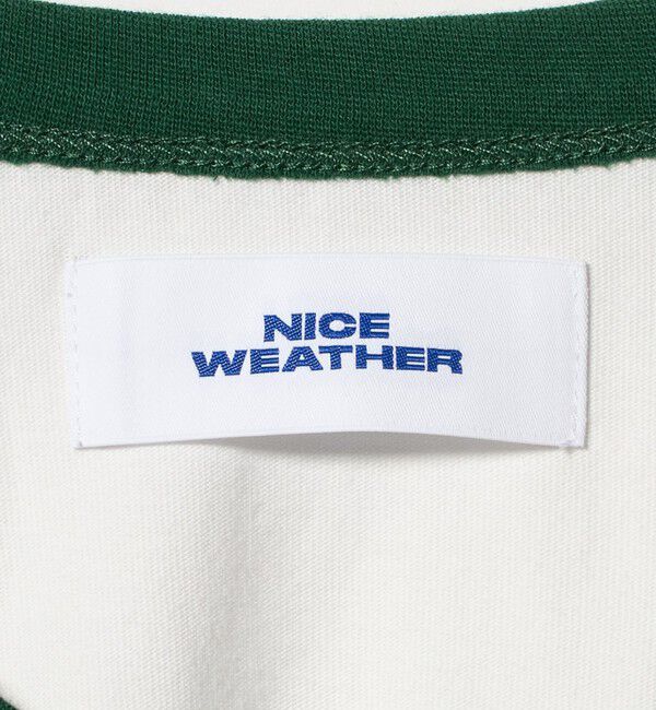 NICE WEATHER「＜NICE WEATHER＞ロゴ ラグランTシャツ」|Tシャツ・カットソー|