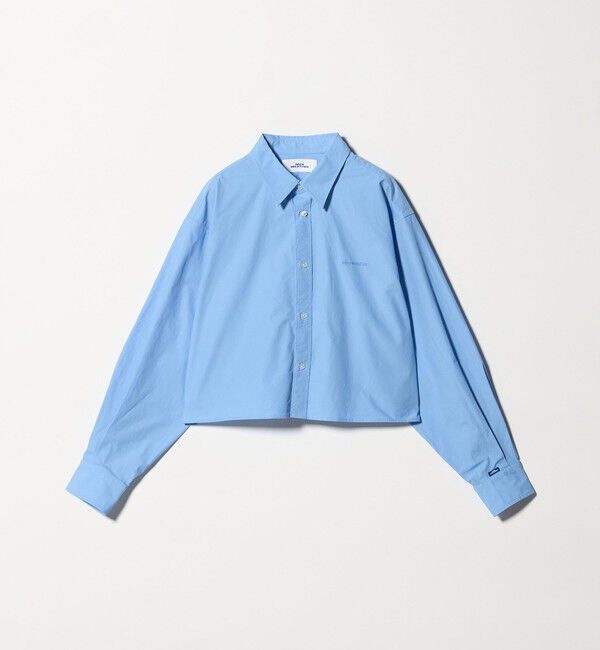 NICE WEATHER「＜NICE WEATHER＞ロゴ クロップド シャツ」|シャツ・ブラウス|
