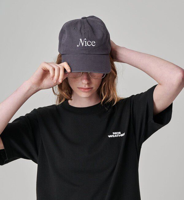NICE WEATHER「＜NICE WEATHER＞SIGNATURE キャップ」|キャップ・キャスケット|