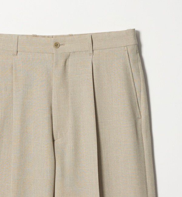 STEVEN ALAN「＜Steven Alan＞ P/LN アウト ワンプリーツ スラックス」|スラックス|