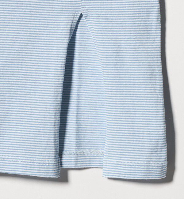 BEAUTY&YOUTH UNITED ARROWS「＜ MEYAME＞ボーダー スリット ロングスリーブ Tシャツ」|Tシャツ・カットソー|