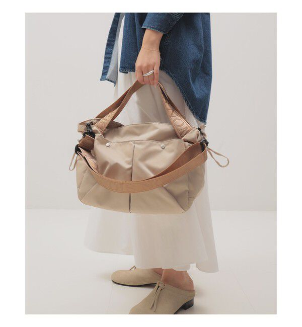 Demi-Luxe BEAMS 「NOMADIS / BASQUE M ショルダーバッグ」|トートバッグ|別注SAND_BEIGE