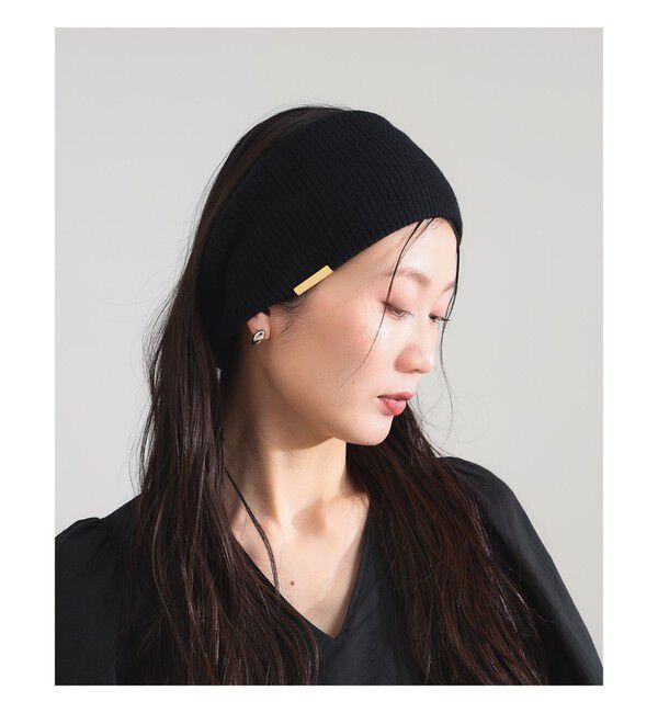 Demi-Luxe BEAMS 「ENTWURFEIN / DANA ヘアバンド」|その他|BLACK