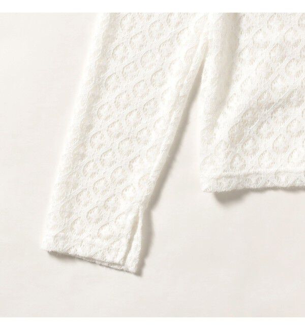 Ray BEAMS 「起毛 レース シャツ」|シャツ・ブラウス|