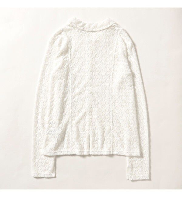 Ray BEAMS 「起毛 レース シャツ」|シャツ・ブラウス|