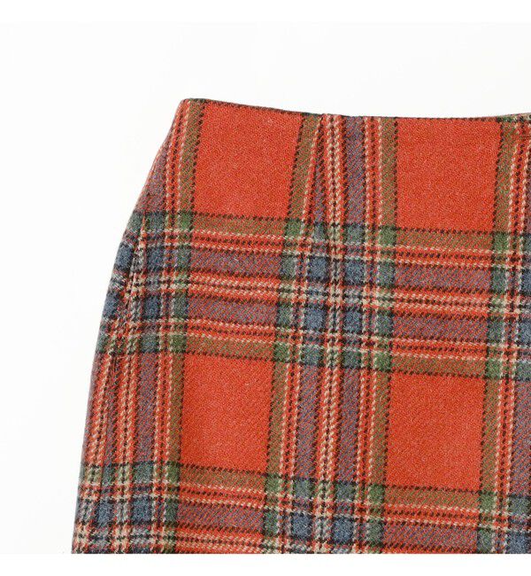 BEAMSBOY「ハリスツイード フリンジ スカート」|スカート|