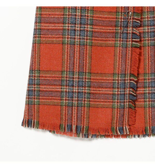 BEAMSBOY「ハリスツイード フリンジ スカート」|スカート|