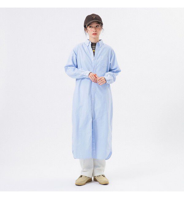 BEAMSBOY「オックスフォード BD ワンピース ロングスリーブ」|ワンピース|