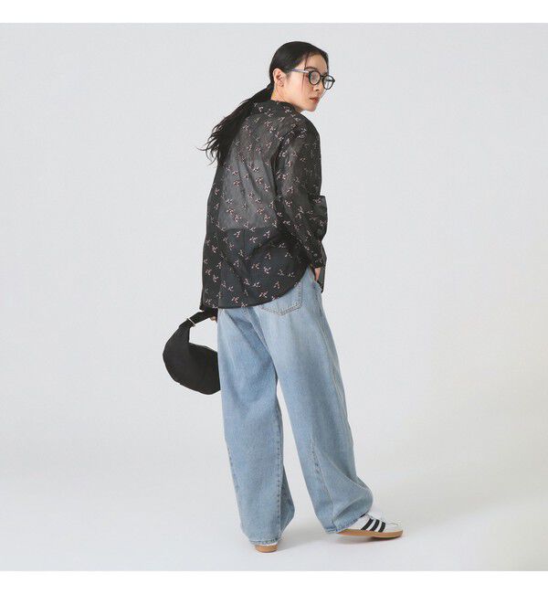 Ray BEAMS 「シアー フラワー ジャカード シャツ」|シャツ・ブラウス|