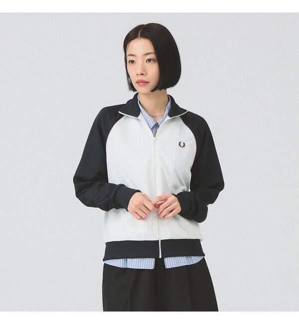 Ray BEAMS 「【別注】FRED PERRY / カラー ブロック トラック ジャケット」|スウェット・ジャージ|