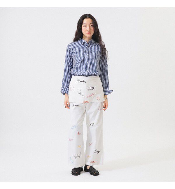 BEAMSBOY「エンブロ エプロン パンツ」|チノ|