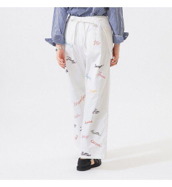 BEAMSBOY「エンブロ エプロン パンツ」|チノ|