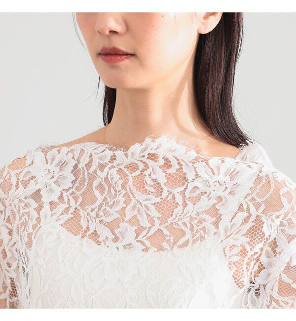 Demi-Luxe BEAMS 「リバーレース ブラウス」|シャツ・ブラウス|