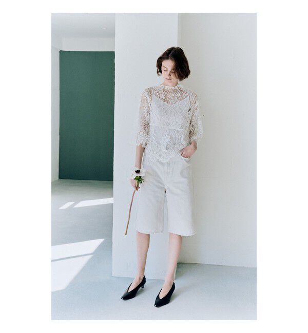 Demi-Luxe BEAMS 「リバーレース ブラウス」|シャツ・ブラウス|