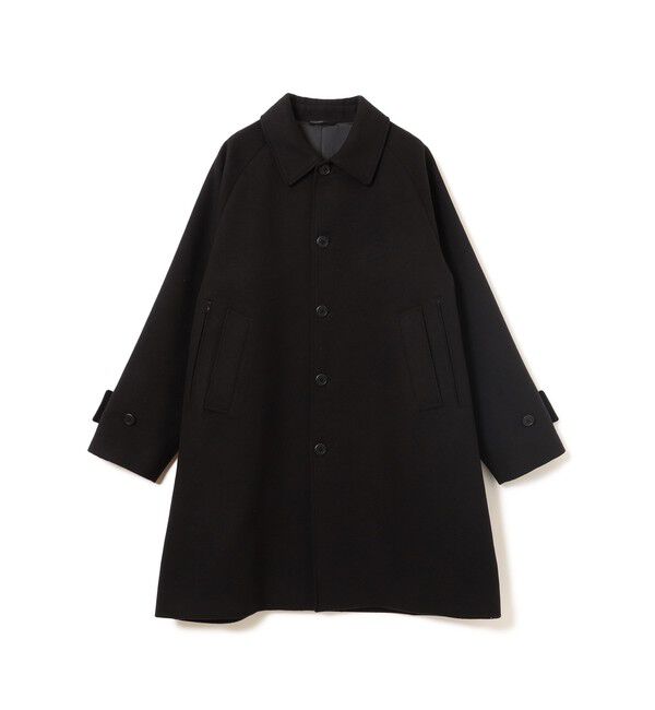 BEAMS「ワイドフィット フリース ステンカラーコート」|ダッフルコート|