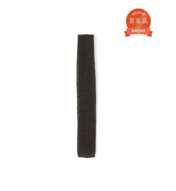 BEAMS PLUS「Cotton Knit Tie Solid」|ネクタイ・蝶ネクタイ|OLIVE