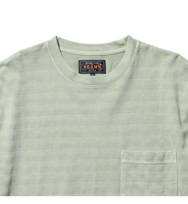 BEAMS PLUS「Pocket Tee Pique Garment Dye」|Tシャツ・カットソー|