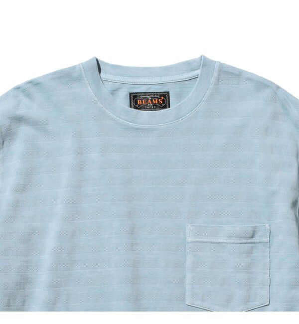 BEAMS PLUS「Pocket Tee Pique Garment Dye」|Tシャツ・カットソー|