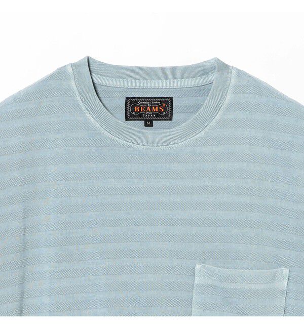 BEAMS PLUS「Pocket Tee Pique Garment Dye」|Tシャツ・カットソー|