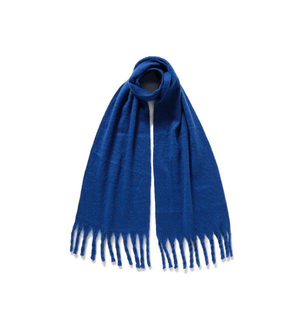 BEAMS「シャギー ビッグ マフラー」|マフラー|BLUE