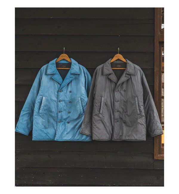 BEAMS PLUS「P-Coat Nylon Pigment Print」|ダッフルコート|