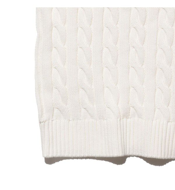 BEAMS PLUS「V-Neck Vest Cable」|ニット・セーター|
