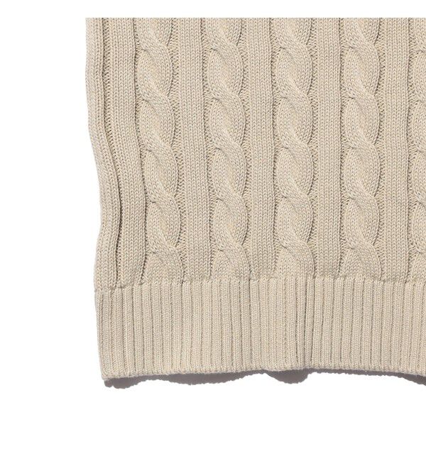BEAMS PLUS「V-Neck Vest Cable」|ニット・セーター|